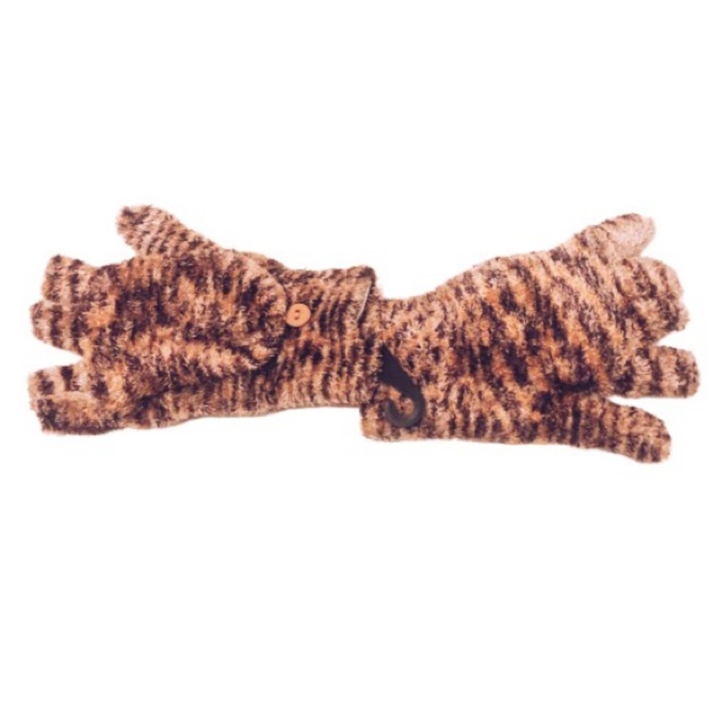 NWT COVINGTON Animal Print Fingerless Gloves
